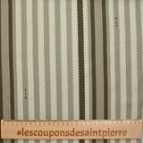 Viscose imprimée rayures tressées tons taupe