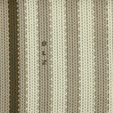 Viscose imprimée rayures tressées tons taupe