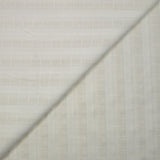 Voile de coton ajouré fantaisie blanc cassé