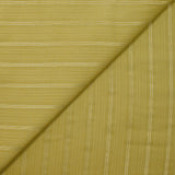 Voile de viscose rayé lurex Roxanne vert olive