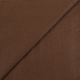 Coton uni marron