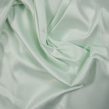 Crêpe satin polyester vert d'eau