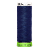 Fil à coudre recyclé - Coloris bleu - Gütermann