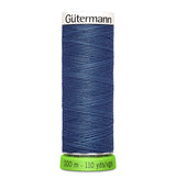 Fil à coudre recyclé - Coloris bleu - Gütermann