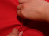 Red cotton creton