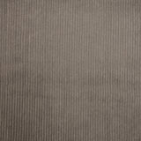Taupe gray ribbed polyester velvet