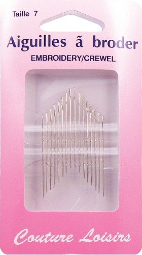 Embroidery needles n ° 7 (x16)