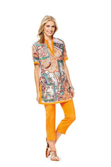 Patron n ° 6809: Blouse, t -collar tunic