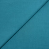 Coton uni bleu canard