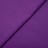 Coton uni aubergine