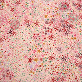 Cotton Liberty ® Adelajda's Wish ECRU y rosa por metro