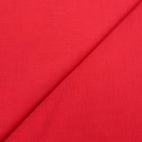 Voile de coton rouge framboise