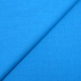 Voile de coton bleu turquoise