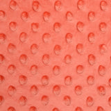 Polaire minky relief corail