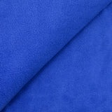 Tissu polaire bleu roi