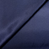 Satin Polyester uni bleu marine