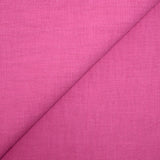 100% Lin lavé fuchsia