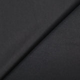 Black polyester satin crepe