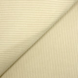 Beige ribbed polyester velvet