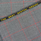 Prince de galles et pied de puce ligne rouge