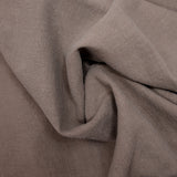100% taupe washed linen