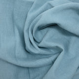 100% Lin lavé bleu barbeau