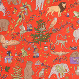 Coton liberty ® Christmas rouge au mètre