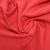 100% Lin lavé rouge