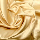 Satin Polyester uni doré