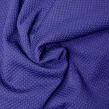 Electric blue honeycomb jersey