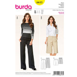 Patron n ° 6613 Burda: flared pants