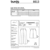 Patron n ° 6613 Burda: flared pants