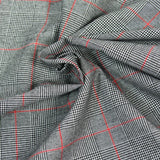 Prince de galles et pied de puce ligne rouge