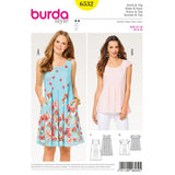 Burda boss n ° 6532: dress & loud
