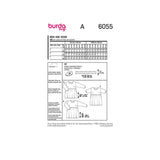 Patron Burda n°6055: Robe