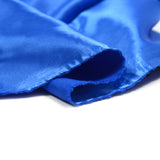 Satin Polyester uni bleu électrique