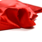 Satin Polyester uni rouge