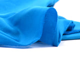 Voile de coton bleu turquoise