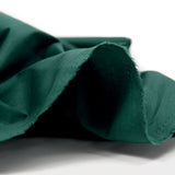 Coton uni vert forêt