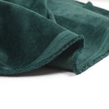 Velours polyester fines côtes vert forêt