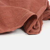 100% Lin lavé tomette