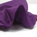 Coton uni aubergine