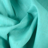 100% Lin turquoise