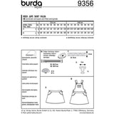 Burda boss n ° 9356: children's pocket skirts