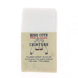 Bord côte ceinture - blanc