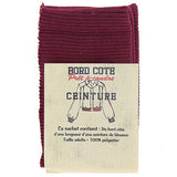 Bord côte ceinture - bordeaux