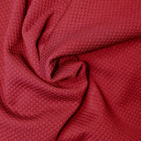 Jersey nid d'abeille bordeaux