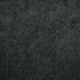 Velours polyester fines côtes noir