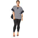 Burda boss n ° 6445: round neckline t-shirt