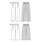 Burda boss n ° 6436: wide pants
